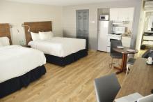 Efficient room 2 beds kitchenette